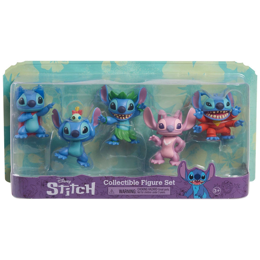 Disney's Lilo & Stitch Collectible Stitch Figure Set, 5-pieces