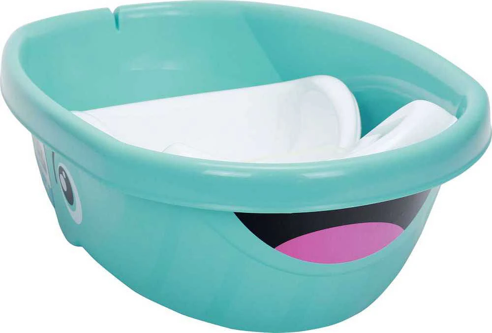 Fisher-Price Baby to Toddler Bath Whale of a Tub with Removable Infant Seat and Drain Plug