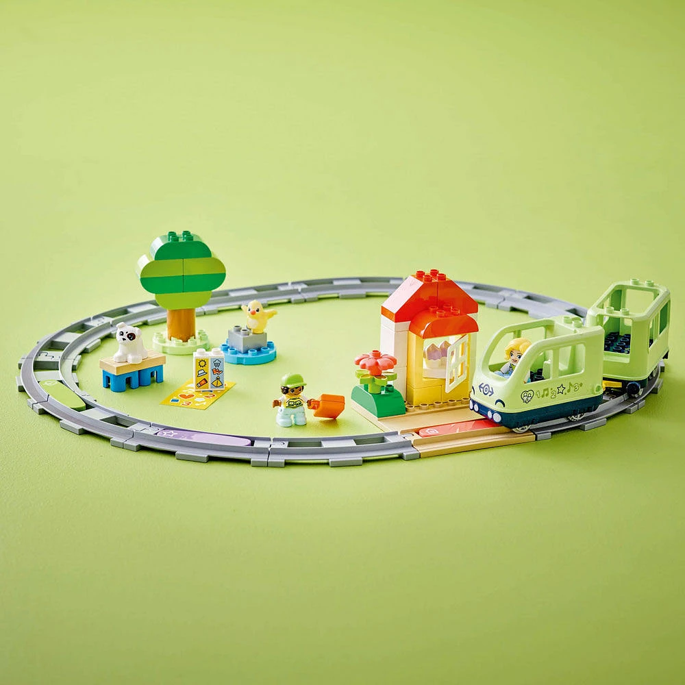 Jouet préscolaire éducatif pour tout-petits LEGO DUPLO Ma ville Le train d'aventures interactives 10427