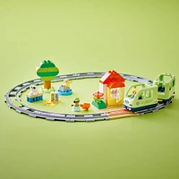 LEGO DUPLO Town Interactive Adventure Train Set - Learning Train Toy Playset with Lights and Sounds - 10427