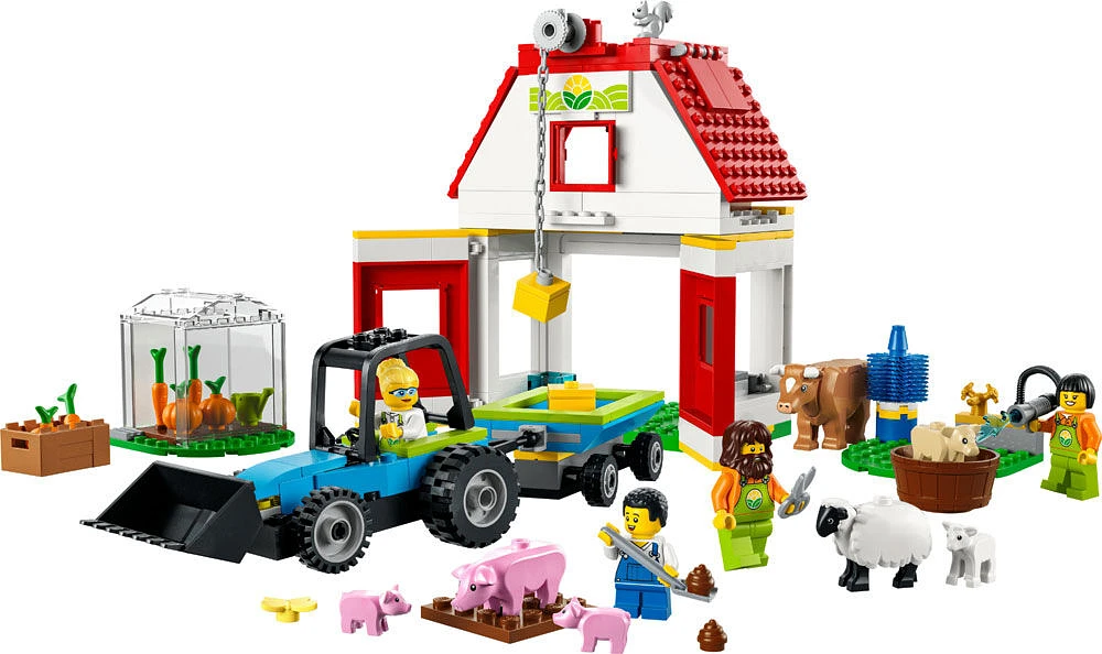 LEGO City Barn and Farm Animals 60346 Building Kit (230 Pieces)