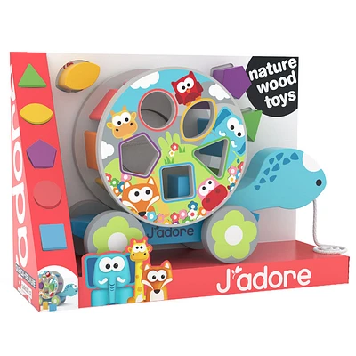 J'Adore Pull Along Turtle Sorter