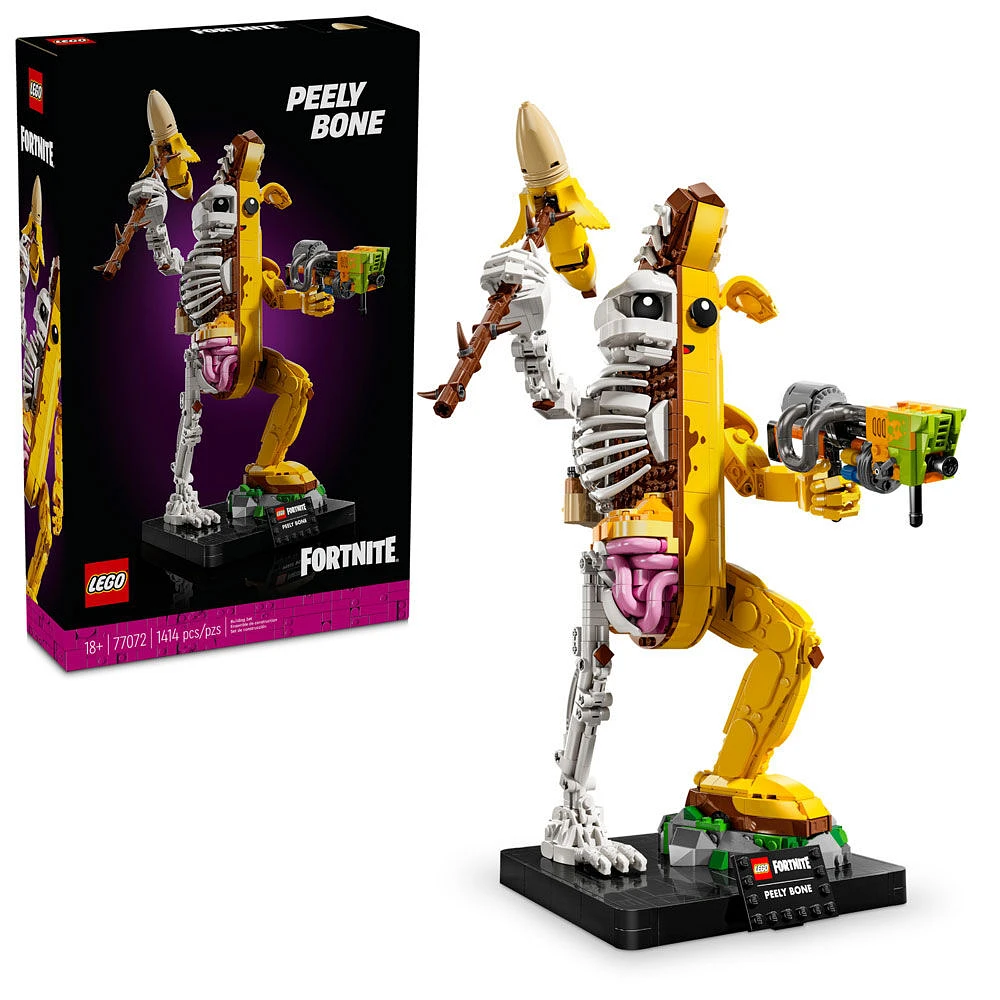 LEGO Fortnite Peely Bone - Collectible DIY Kit for Adults - Gift Idea for Fans of Video Game - 77072