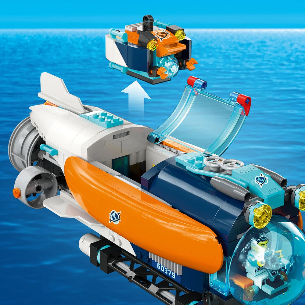 LEGO City Deep-Sea Explorer Submarine 60379 Building Toy Set (842 Pieces)