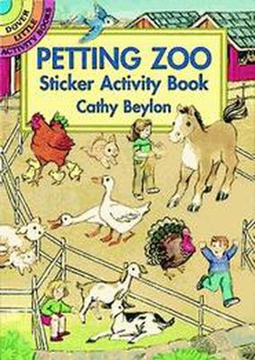 Petting Zoo Sticker Activity Book - English Edition