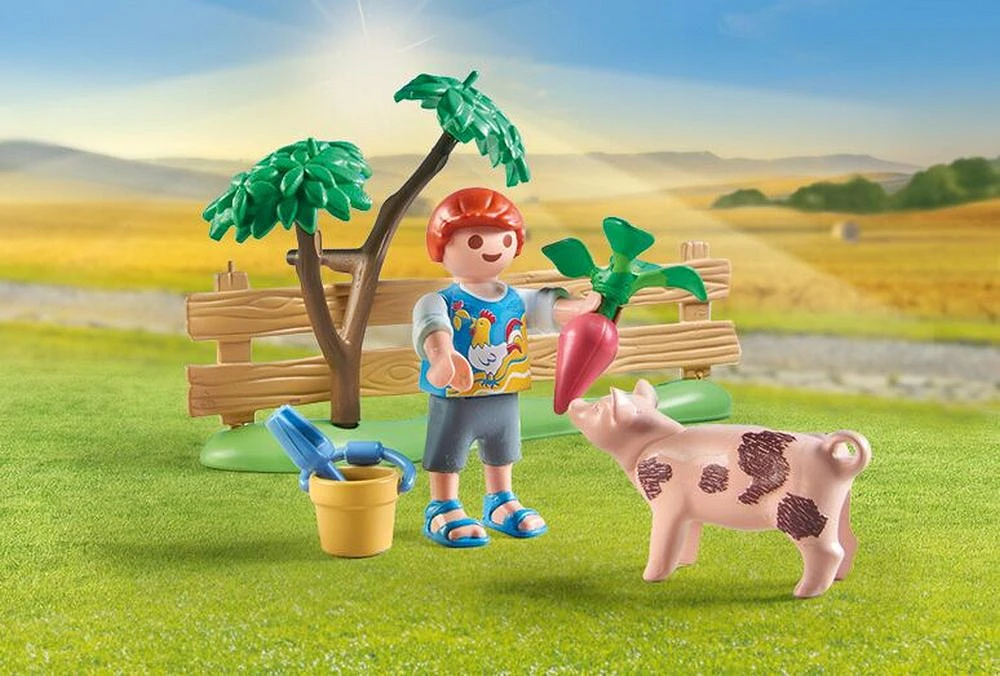 Playmobil - Idyllic vegetable garden with grandparents