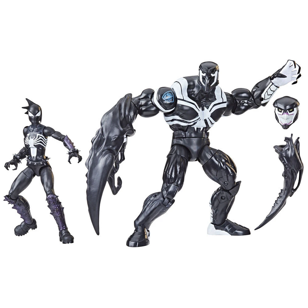 Hasbro Marvel Legends Series Venom Space Knight and Marvel's Mania, 2-Pack of Comics 6 Inch Marvel Legends Action Figures - R Exclusive