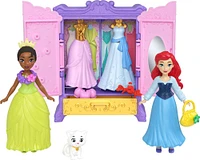 Disney Princess Royal Wardrobe Set with Ariel & Tiana Dolls - R Exclusive