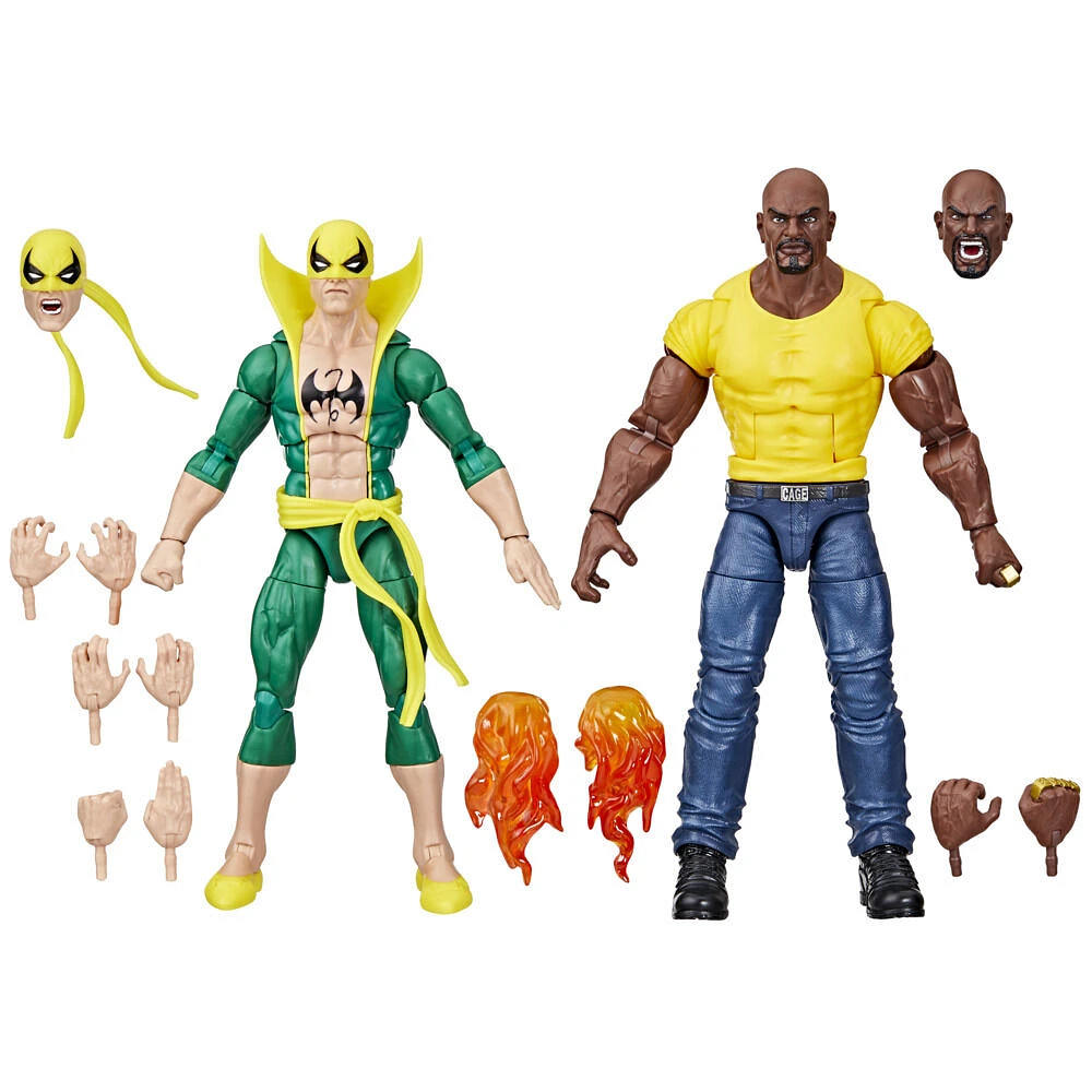 Marvel Legends Series Iron Fist and Luke Cage Comics Action Figures