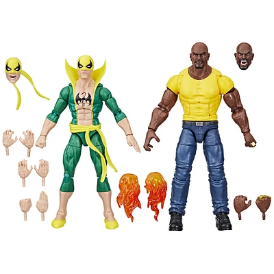 Marvel Legends Series Iron Fist et Luke Cage, figurines inspirées des bandes dessinées