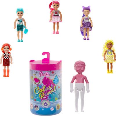 Fraction Amphibious Shrug shoulders Mattel Barbie Color Reveal Chelsea Doll with 6 Surprises - Styles May Vary  | Metropolis at Metrotown