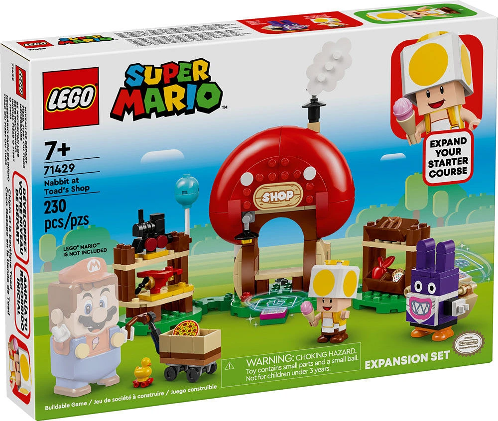 LEGO Super Mario Nabbit at Toad's Shop Expansion Set Build and Display Toy Set 71429