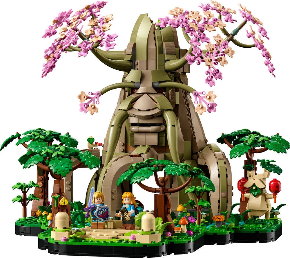 Ensemble de construction avec 4 figurines à collectionner LEGO The Legend of Zelda Vénérable Arbre Mojo 2-en-1 77092