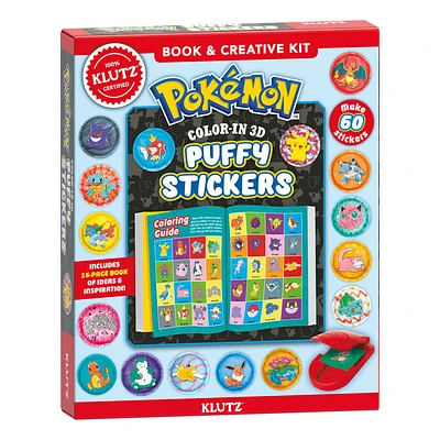 Pokémon Color-In 3D Stickers - Édition anglaise