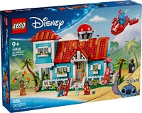 LEGO Disney La maison sur la plage de Lilo et Stitch, Ensemble de jeu de construction pour enfants et amateurs 43268