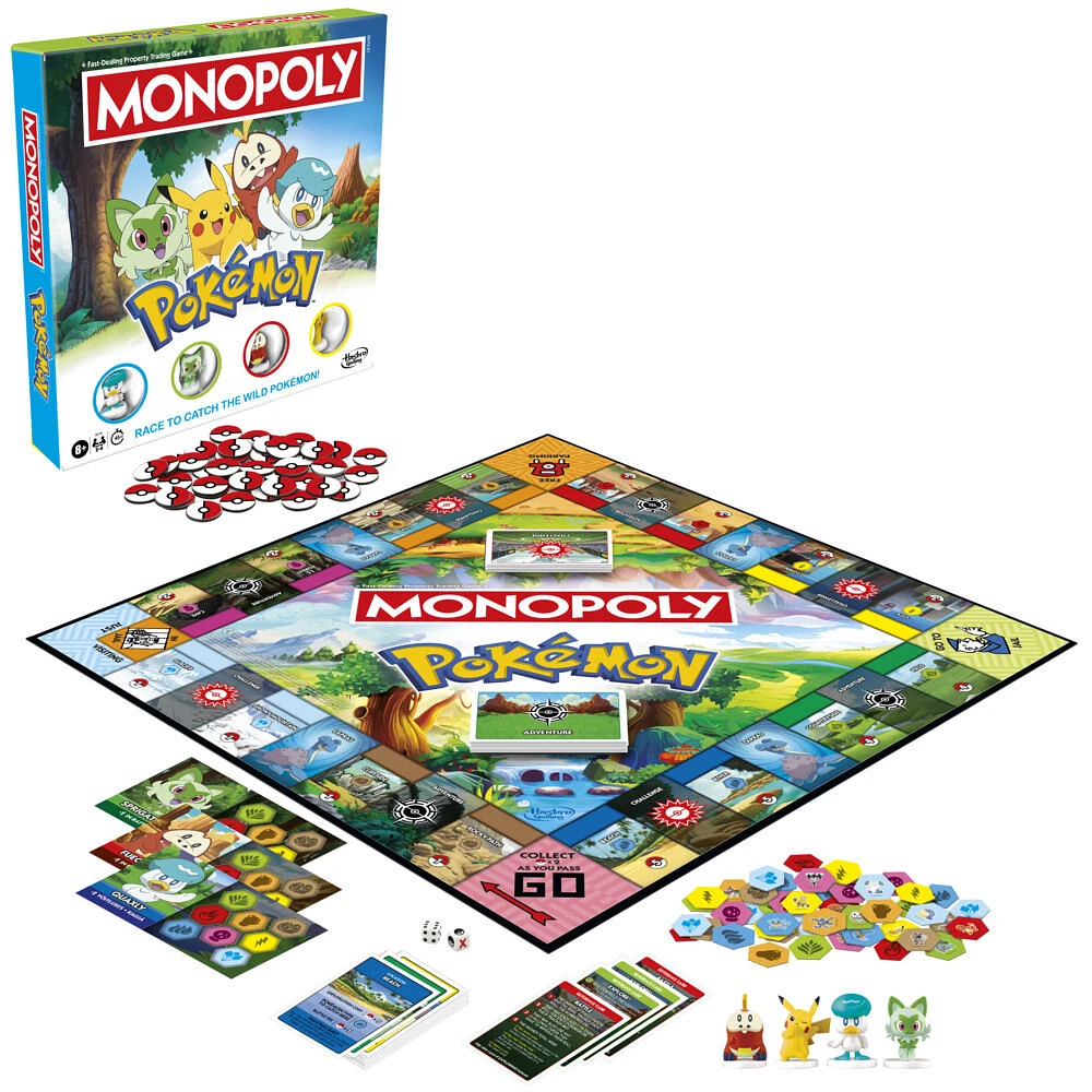 Monopoly édition Pokémon, jeu de plateau