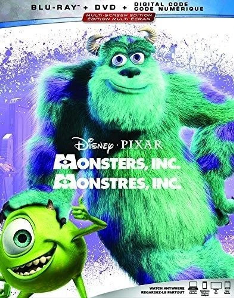 Monsters Inc [Blu-ray+DVD+Digital]