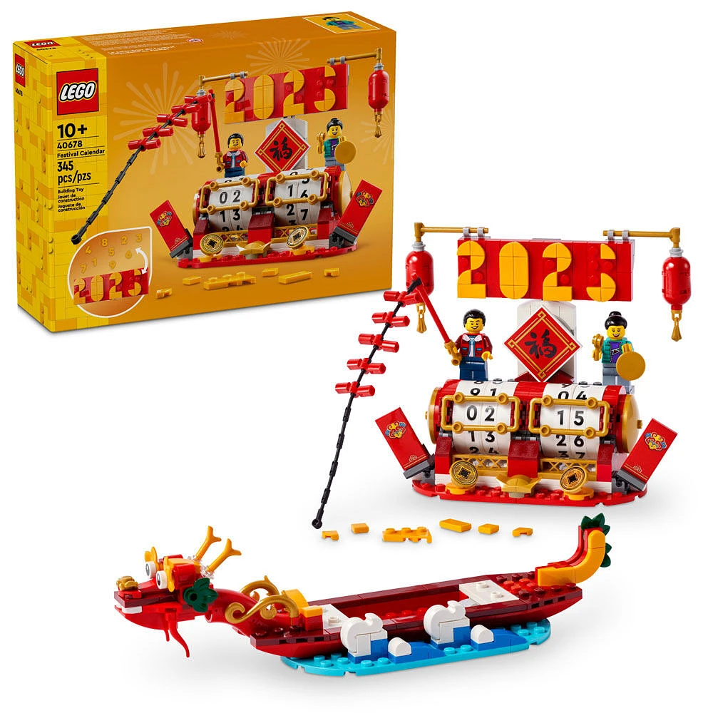 LEGO Festival Calendar - Lunar New Year Building Toy for Kids, Boys and Girls, Ages 10+ - 40678