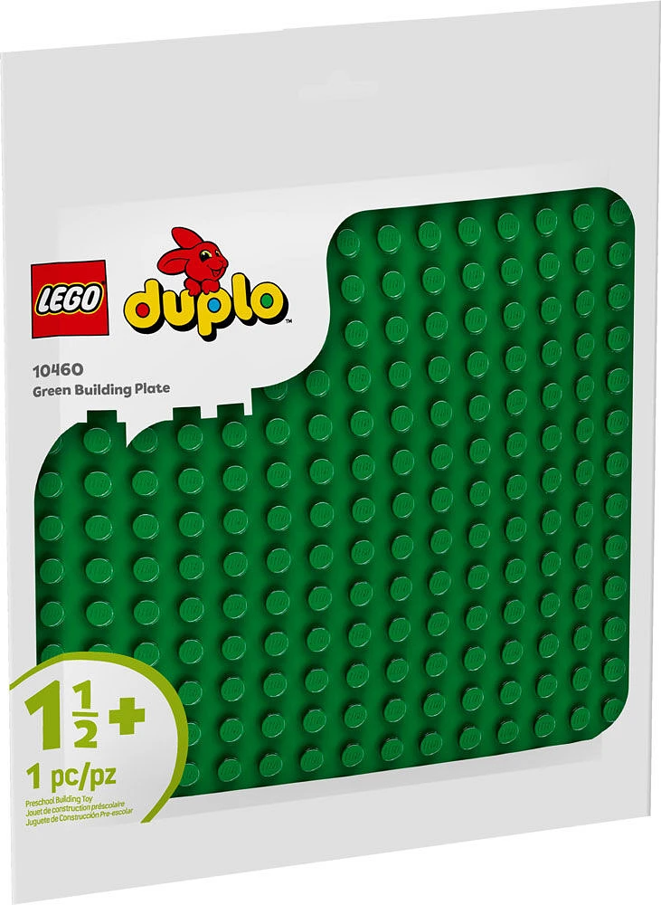 LEGO DUPLO Green Building Plate - Learning and Educational Building Toy for Toddlers and Preschoolers - 10460