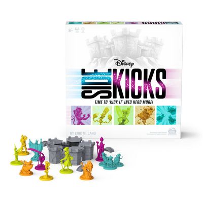 Disney Sidekicks Cooperative Strategy Board Game with Custom Sculpted Figures