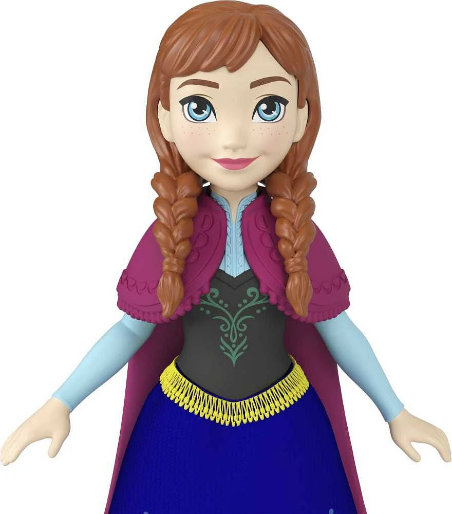 Disney Frozen Anna Small Doll, Collectible Disney Toy Inspired by the Movie