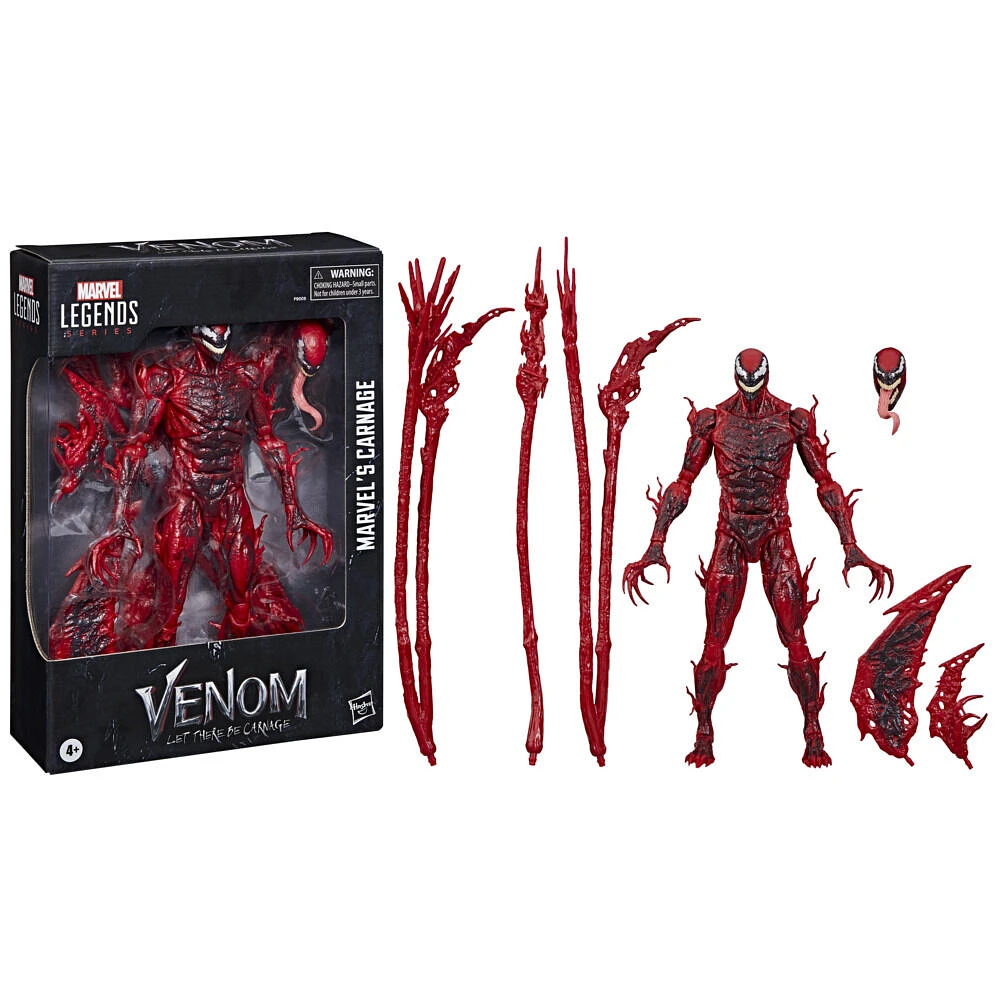 Marvel Legends Series, figurine de collection deluxe Carnage de 15 cm inspirée de Venom: Let There Be Carnage