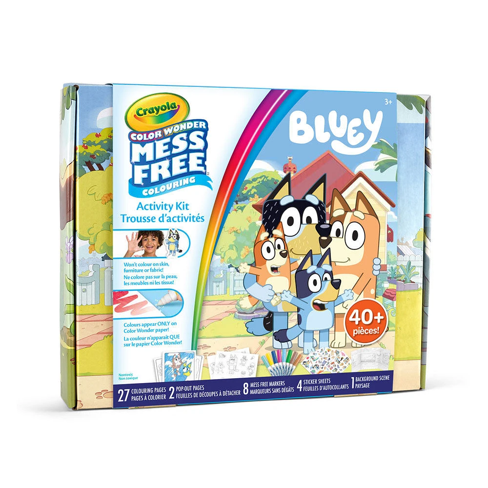 Crayola Color Wonder Mess-Free Bluey Activity Kit