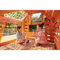 Real Wood Adventures Panther Peak Backyard Playset for Kids by Little Tikes