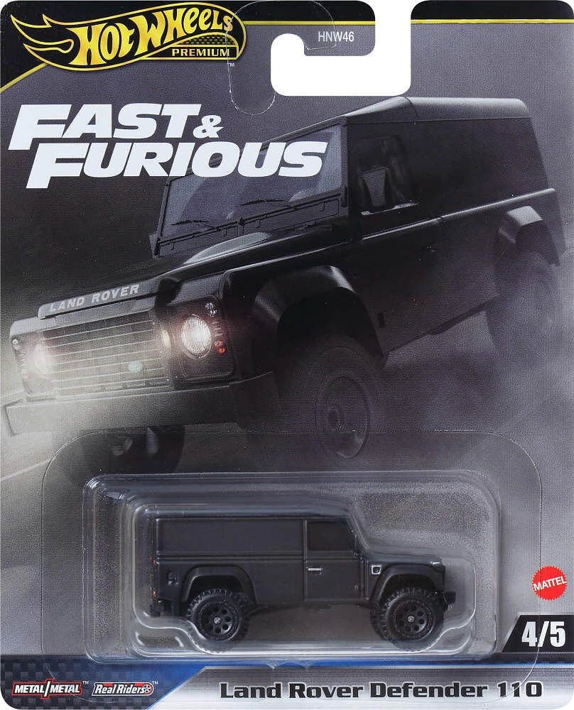 Hot Wheels Premium Fast & Furious Land Rover Defender 110 pour les collectionneurs adultes