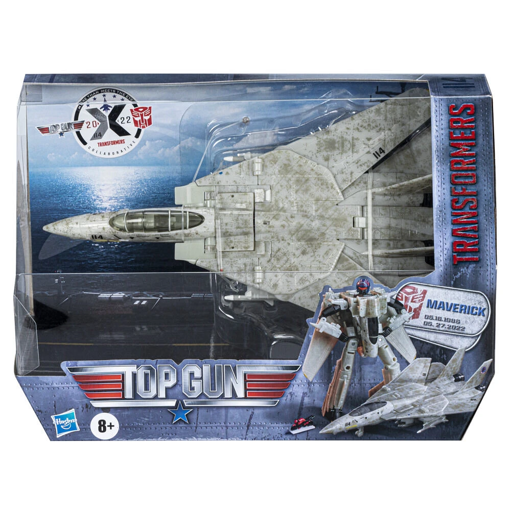 Transformers Generations - Transformers Collaborative: Top Gun Mash-Up, Maverick Action Figure, 7-inch