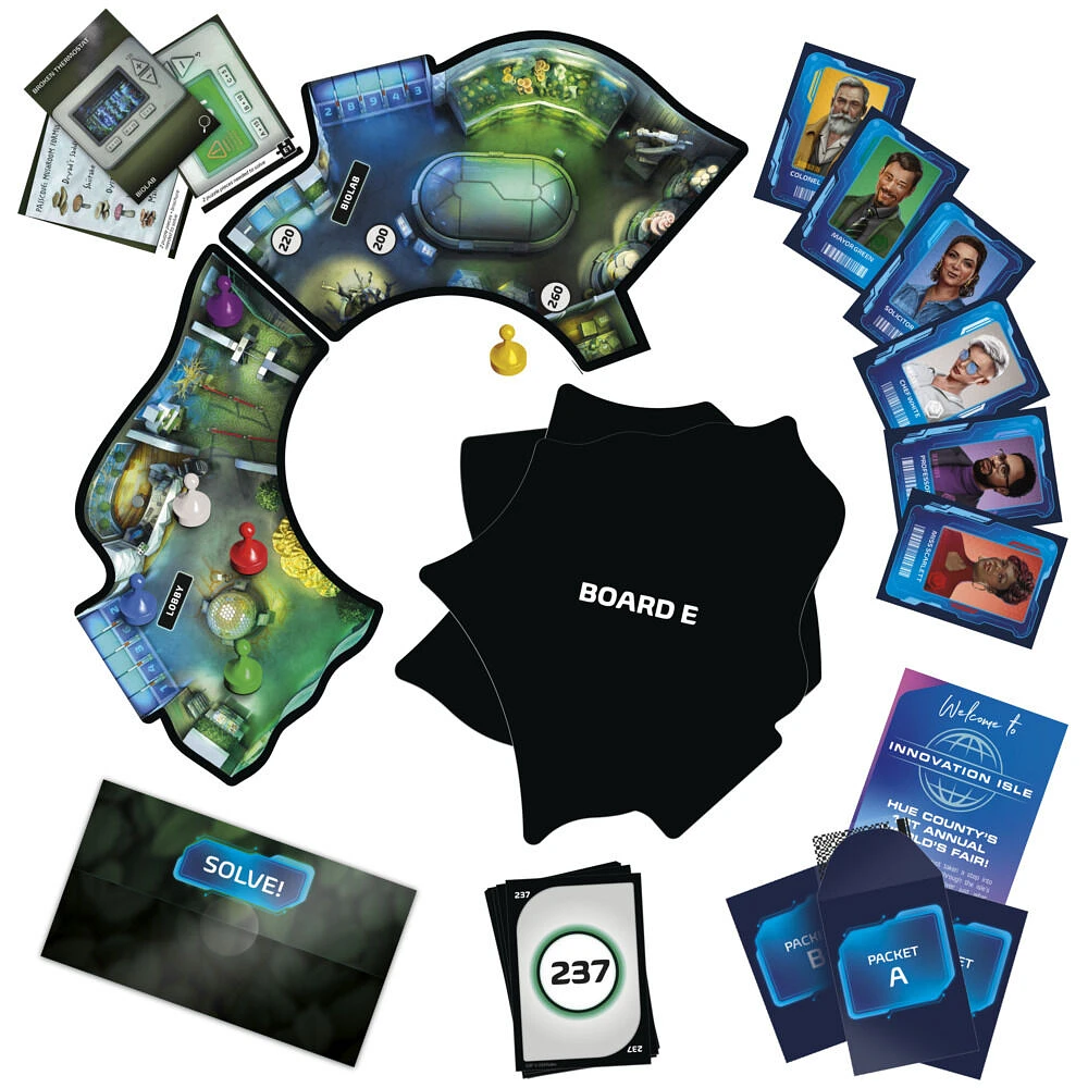 Clue Escape: The World's Fair Board Game, 1-Time Solve Escape Room Mystery Games - English Edition