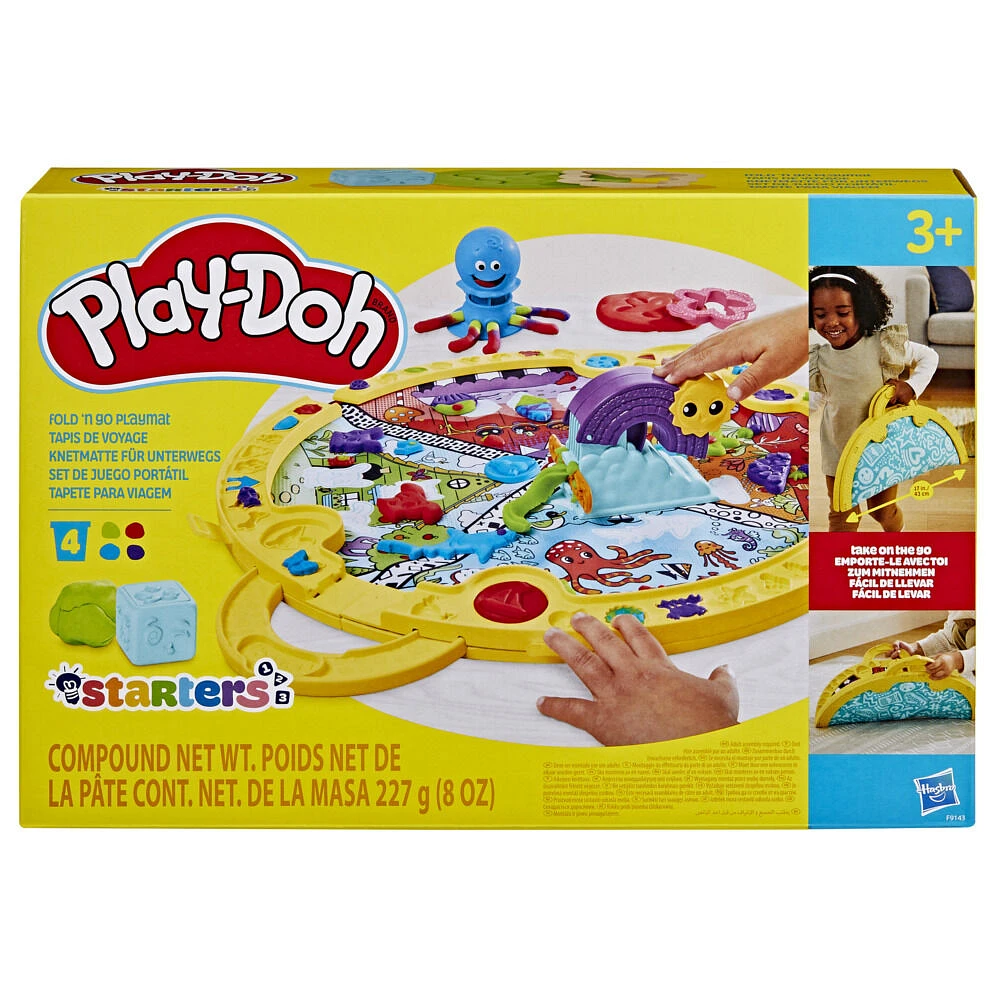 Play-Doh Tapis de voyage, coffret Découverte avec pâte à modeler