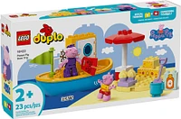 Ensemble LEGO DUPLO Le voyage en bateau de Peppa Cochon 10432