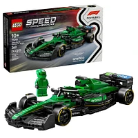 LEGO Speed Champions Voiture de course Aston Martin Aramco F1 AMR24, Ensemble de véhicule et de pilote 77245