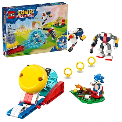 LEGO Sonic the Hedgehog : La bataille près du feu de camp de Sonic, Jouet de jeu vidéo à collectionner pour garçons et filles 77001