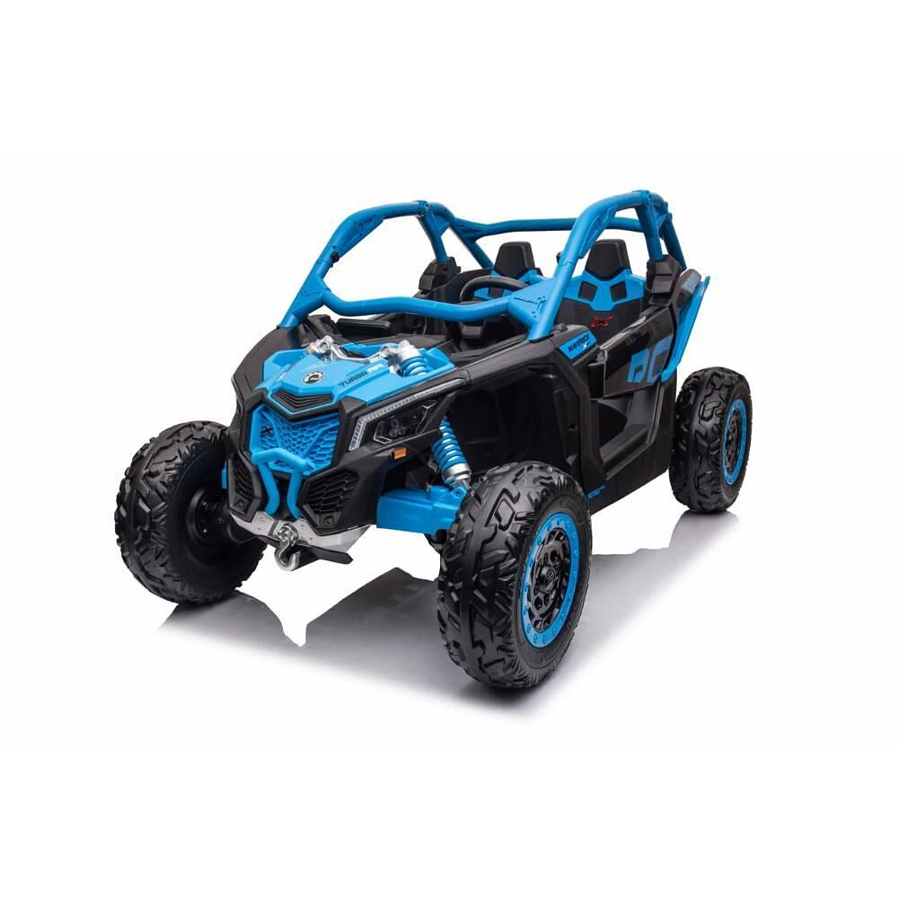 KIDSVIP Can-Am Maverick 2X24V Buggy UTV 4X4 pour enfants et tout-petits avec RC