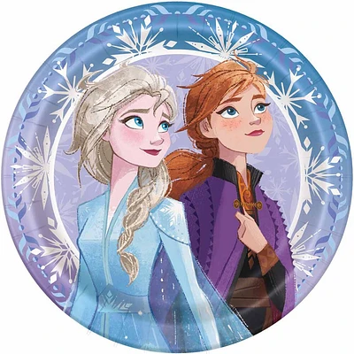 Frozen 9"  Plates, 8 pieces