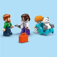 LEGO DUPLO Ma ville La première fois : La visite chez le médecin, Ensemble de jeu, Jouet de construction pour la motricité fine 10449