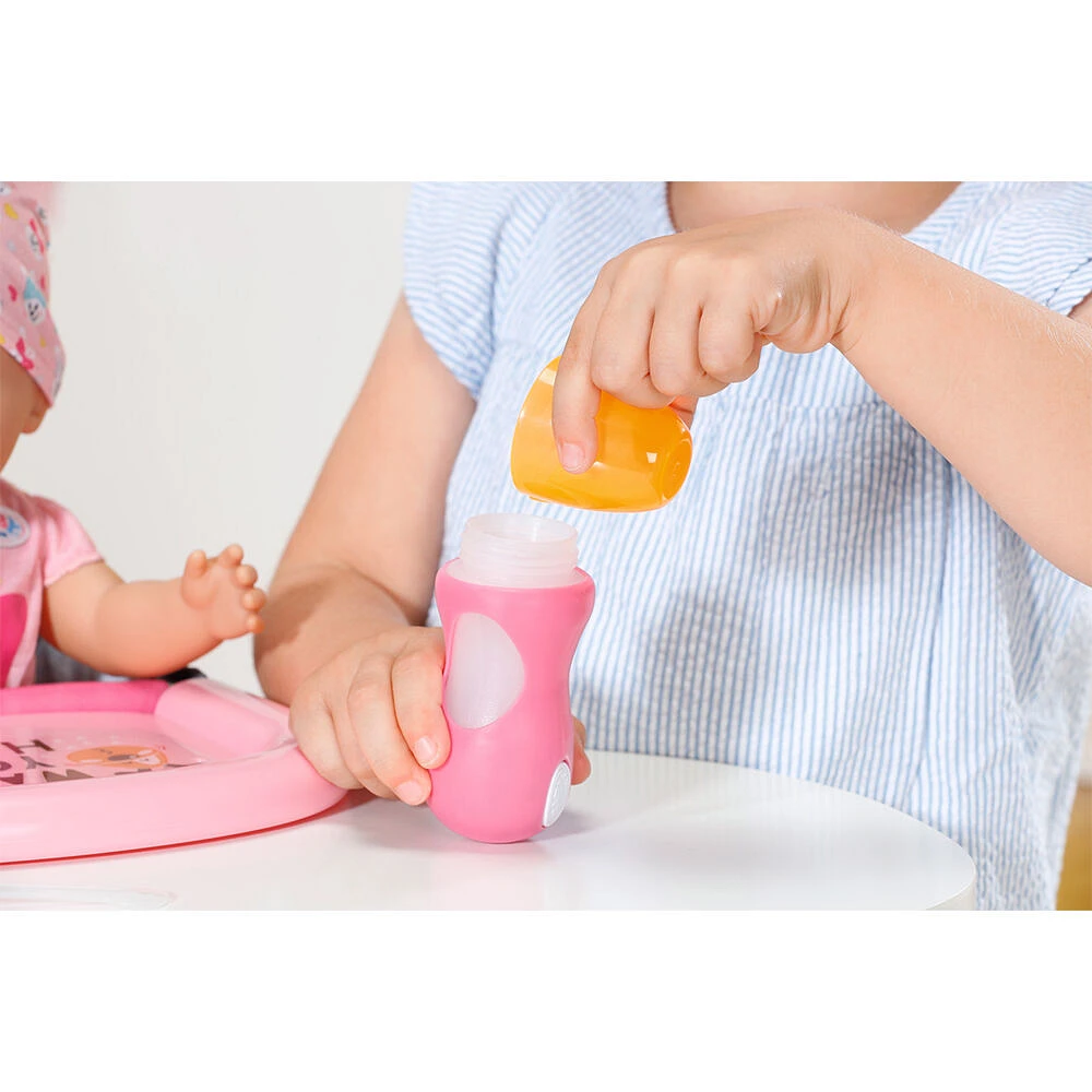 Biberon et cuillère interactifs BABY born pour poupée de 43 cm