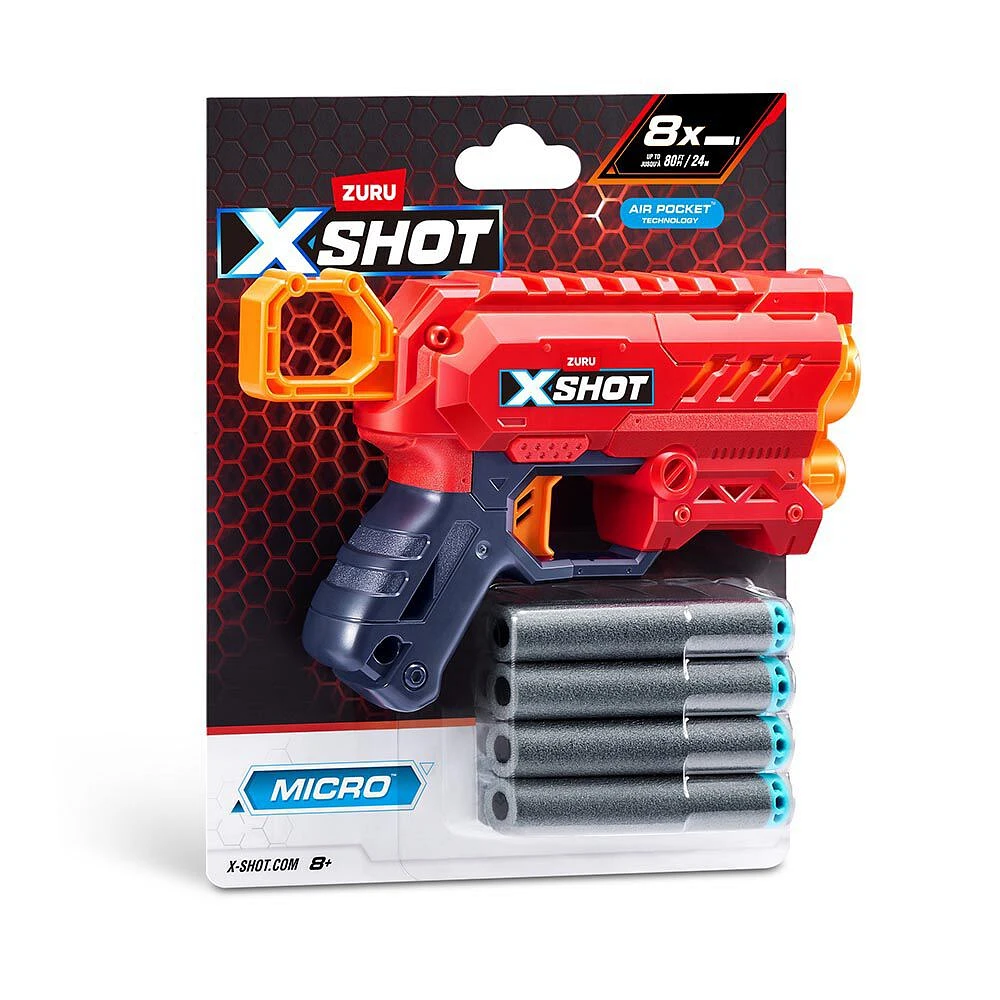 XSHOT Excel Micro 2.0 Blaster (8 Darts) by ZURU