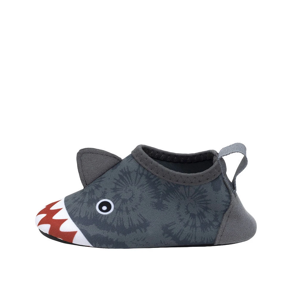Robeez - Aqua Shoes - Shibori Shark - Grey - 7 (2Y)