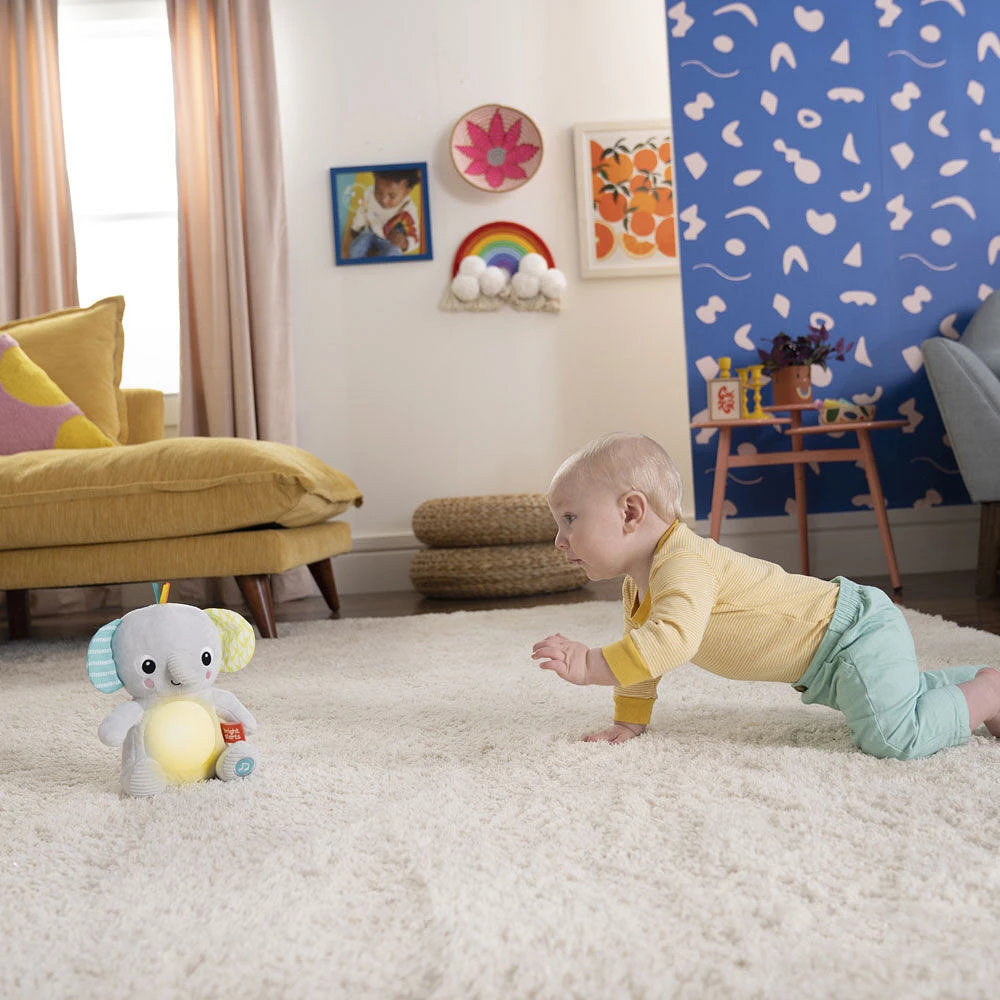 Bright Starts Hug-a-bye Baby Musical Light Up Soft Toy​