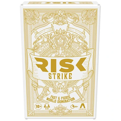 Risk Strike Cards and Dice Game, Quick-Playing Strategy Card Game for 2-5 Players