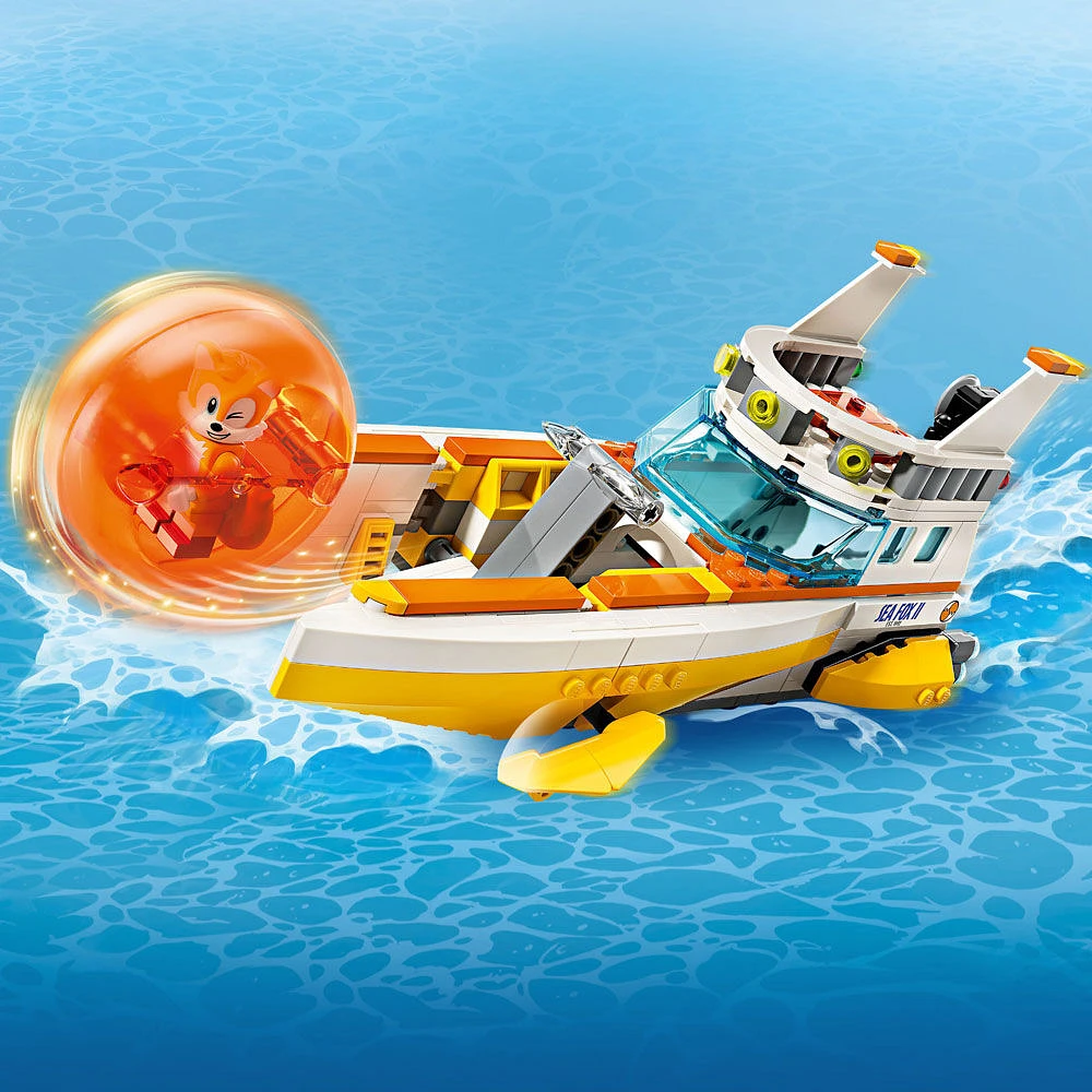 LEGO Sonic the Hedgehog: Tails' Adventure Boat Building Set, Video Game Toy, 76997