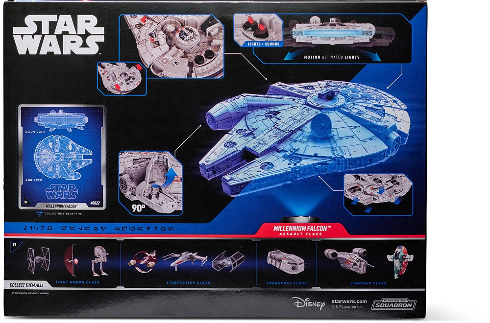 Star Wars Micro Galaxy Squadron - Assault Class - Millennium Falcon