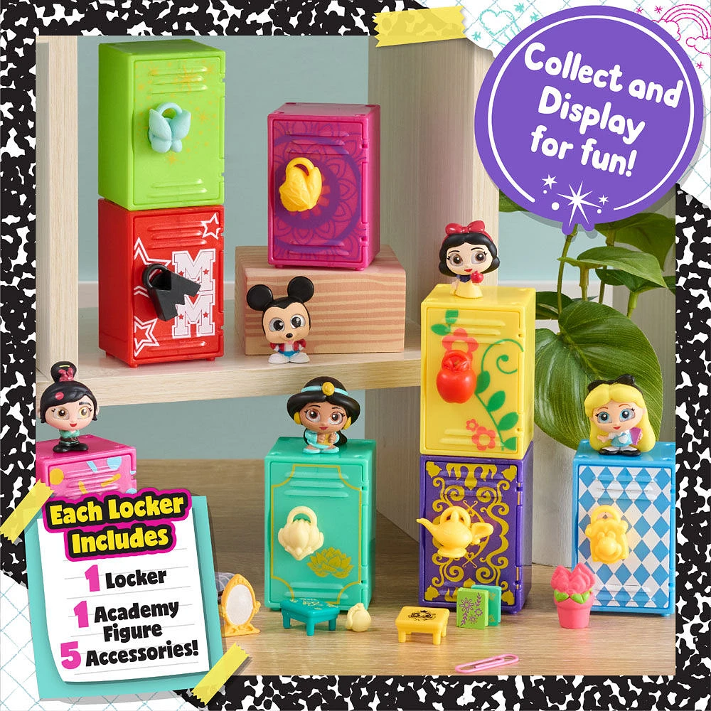 Disney Doorables NEW Academy Surprise Locker, Collectible Figures, Styles May Vary