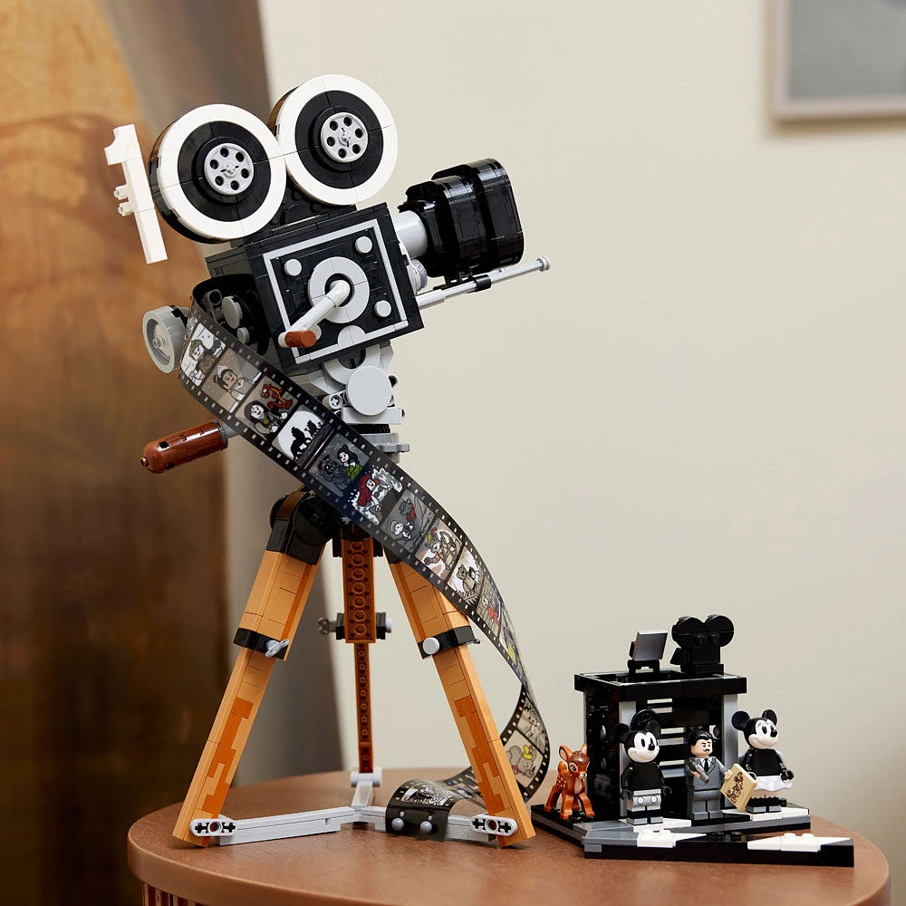 LEGO Disney Walt Disney Tribute Camera 43230 Building Kit; Disney's 100th Anniversary Set for Adult Fans (811 Pieces)