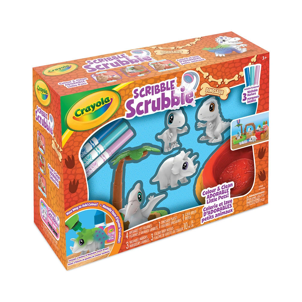 Crayola Scribble Scrubbie Dinosaur Set