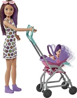 Barbie Skipper Babysitters Inc. Doll and Stroller Playset