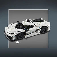 LEGO Technic Koenigsegg Jesko Absolut White Hypercar Buildable Model Car Kit, Race Car Toy for Kids, 42184